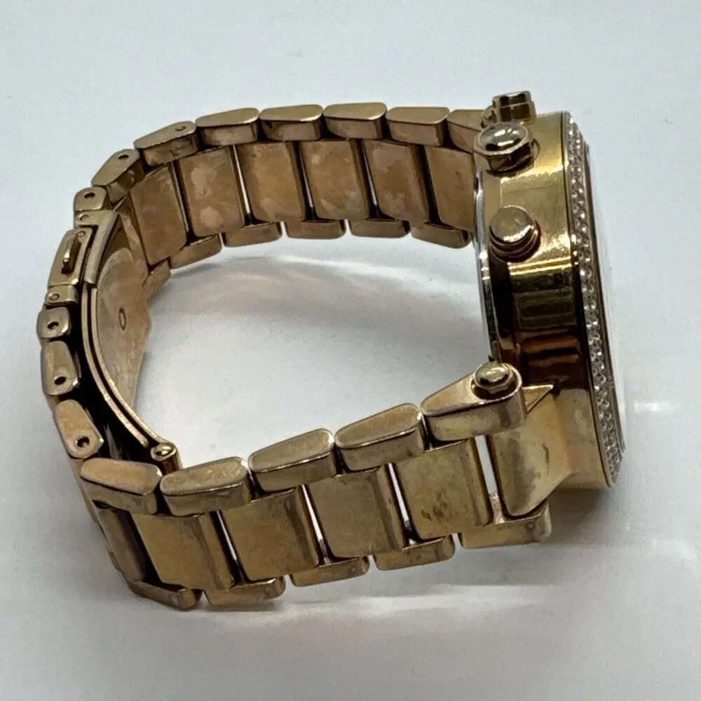 Michael Kors Parker MK5491 Women's Gold Stainless Steel Analog Dial Watch JNA595